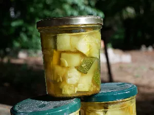 Pickles de courgette